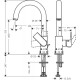 Змішувач для умивальника Hansgrohe Vernis Shape (71564000)