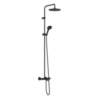 VERNIS BLEND душова система Showerpipe 240 з термостатом для ванни, 1jet,чорний матовий, HANSGROHE (26899670)