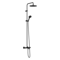 VERNIS BLEND душова система Showerpipe 240 з термостатом для ванни, 1jet,чорний матовий, HANSGROHE (26899670)