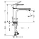 Змішувач для умивальника Hansgrohe Rebris S 110 (72517000)