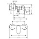 Смеситель для душа Hansgrohe Rebris S (72640000)
