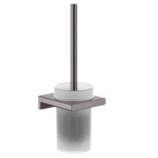 ADDSTORIS йоршик, настінний, колір шліфованний чорний хром, HANSGROHE (41752340)