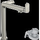AQITTURA M91 смеситель для кухни, 240, 1jet, сталь, HANSGROHE (76804800)