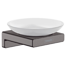 ADDSTORIS мильниця, колір шліфованний чорний хром, HANSGROHE (41746340)