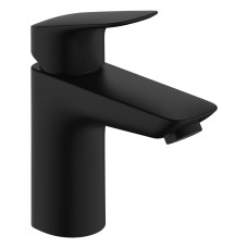 Змішувач для умивальника Hansgrohe Logis 100 із донним клапаном чорний матовий