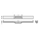 RAINDRAIN FLEX внешняя часть слива для душа 900мм, цвет хром, HANSGROHE (56052000)