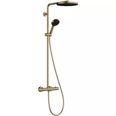 PULSIFY Showerpipe душевая система 260 с термостатом, цвет шлифованная бронза, HANSGROHE (24220140)