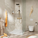 PULSIFY Showerpipe душевая система 260 с термостатом, цвет шлифованная бронза, HANSGROHE (24220140)