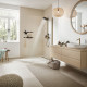 PULSIFY Showerpipe душевая система 260 с термостатом, цвет шлифованная бронза, HANSGROHE (24220140)