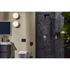 PULSIFY E верхний душ 260мм1режим, цвет черный матовый, HANSGROHE (24330670)