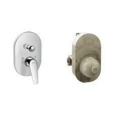 Змішувач для ванни Hansgrohe Novus без прихованої частини