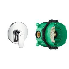 Metris Смеситель для душа,СМ +IBOX universal скрытая часть для смесителя, HANSGROHE (31685000+01800180)