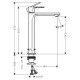 REBRIS E змішувач для умивальника 240, CoolStart, колір хром, HANSGROHE (72583000)