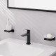 Змішувач для умивальника Hansgrohe Logis 110 із донним клапаном чорний матовий