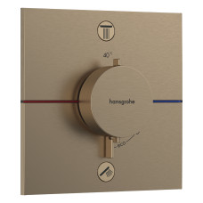 SHOWERSELECT COMFORT E термостат для 2 потребителей, скрытый монтаж, цвет шлифованная бронза, HANSGROHE (15572140)