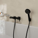 TECTURIS E смеситель для ванны, однорычажный, цвет черный матовый, HANSGROHE (73420670)