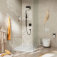 PULSIFY Sручной душ 1 режим, Ecosmart,цвет черный матовый, HANSGROHE (24125670)