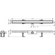 RAINDRAIN COMPACT монтажный комплект для плоской установки под плитку1000мм, HANSGROHE (56171000)