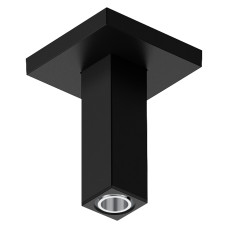 PULSIFY E держательдуша потолочный, 10см, цвет черный матовый, HANSGROHE (24338670)