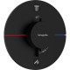 SHOWER SELECT COMFORT S термостат для 2х потребителей, СМ, цвет чёрный матовый, HANSGROHE (15554670)