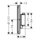 SHOWER SELECT COMFORT S термостат для 2х потребителей, СМ, цвет хром, HANSGROHE (15554000)