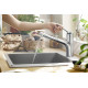 Змішувач для кухні Hansgrohe Zesis M33 150 з витяжним виливом (74810000)