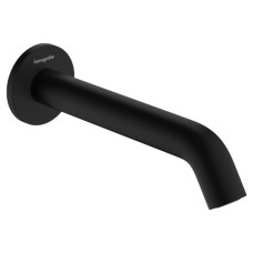 TECTURIS S вилив на ванну, виступ 210мм, настінний монтаж, колір чорний матовий, HANSGROHE (73411670)