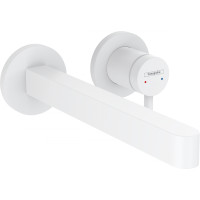 FINORIS змішувач для умивальника на 2 отвори, білий матовий, HANSGROHE (76050700)