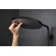 PULSIFY S PURO Showerpipe душова система 260 з термостатом, колір чорний матовий, HANSGROHE (24222670)