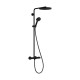 PULSIFY S PURO Showerpipe душова система 260 з термостатом, колір чорний матовий, HANSGROHE (24237670)