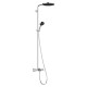 PULSIFY S PURO Showerpipe душова система 260 з термостатом на ванну, колір хром, HANSGROHE (24232000)