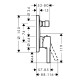 ZESIS S змішувач дляванни, ПМ, хром, HANSGROHE (74415000)