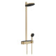 PULSIFY душова система Showerpipe 260 2jet EcoSmart, з термостатом, шліфованна бронза, HANSGROHE (24241140)