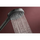 RAINDANCE ALIVE SELECT S ручний душ (3 типа струи RainAir, PowderRain, Massage), шліфованний чорний хром, HANSGROHE (24500340)