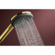 RAINDANCE ALIVE SELECT S ручний душ (3 типи струменів RainAir, PowderRain, Massage), полірованне золото, HANSGROHE (24500990)