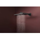 RAINDANCE ALIVE Qверхній душ 210/340мм, 1 режим, колір шліфованний чорний хром, HANSGROHE (24530340)
