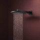RAINDANCE ALIVE S верхній душ 300мм, 2 режими, з тримачем, колір чорний матовий, HANSGROHE (24540670)