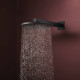 RAINDANCE ALIVE S верхній душ 300мм, 2 режими, з тримачем, колір чорний матовий, HANSGROHE (24540670)
