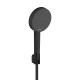 RAINDANCE ALIVE SELECT S душовий набір EcoSmart (ручний душ 3режими, шланг, тримач), шліфованний чорний хром, HANSGROHE (24611340)