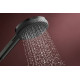 RAINDANCE ALIVE SELECT S душовий набір EcoSmart (ручний душ 3режими, шланг, тримач), шліфованний чорний хром, HANSGROHE (24611340)