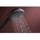 RAINDANCE ALIVE SELECT S душовий набір EcoSmart (ручний душ 3режими, шланг, тримач), чорний матовий, HANSGROHE (24611670)