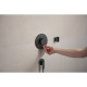 FIXFIT FINE S шлангове з`єднання, шліфованний чорний хром, HANSGROHE (28882340)