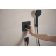 FIXFIT FINE Q шлангове з`єднання, чорний матовий, HANSGROHE (28884670)