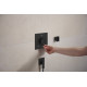 PORTER FINE тримач для душу, чорний матовий, HANSGROHE (28885670)