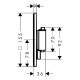 ECOSTAT COMFORT Q термостат для 2х споживачів, ПМ, шліфованна бронза, HANSGROHE (33713140)
