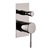 IMPRESE Смеситель для ванны BRENTA, скрытого монтажа, графитовый хром, 35 мм (ZMK091908041)