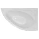 BLATNA ванна 150*90*49см асиметрична права, без ніжок, акрил 6мм, IMPRESE (BLATNA150R)