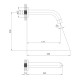 BRENTA вилив для ванни, хром, IMPRESE (ZMK071901300)