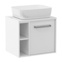 VYSKOV тумба 80см подвесная, со столешницей, 1 ящик, белая, IMPRESE (f3215W(1))