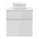 BLATNA тумба 60см подвесная, со столешницей, 2 ящика, белая, IMPRESE (f3208W(1))